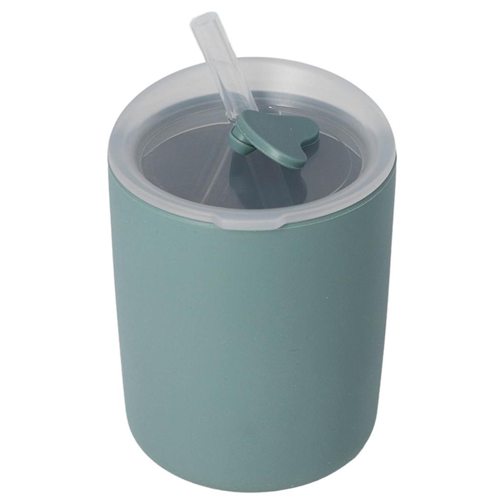 Baby-Trainingsbecher mit Strohdeckel, weicher Lernbecher, hautfreundlich, stabil, Baby-Übergangswerkzeug für