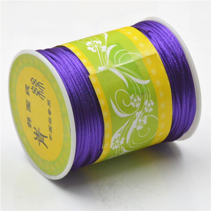 Line 7, Chinese Knot Silk Red Thread, Woven Bracelet Thread, 80 Meters Per Roll
