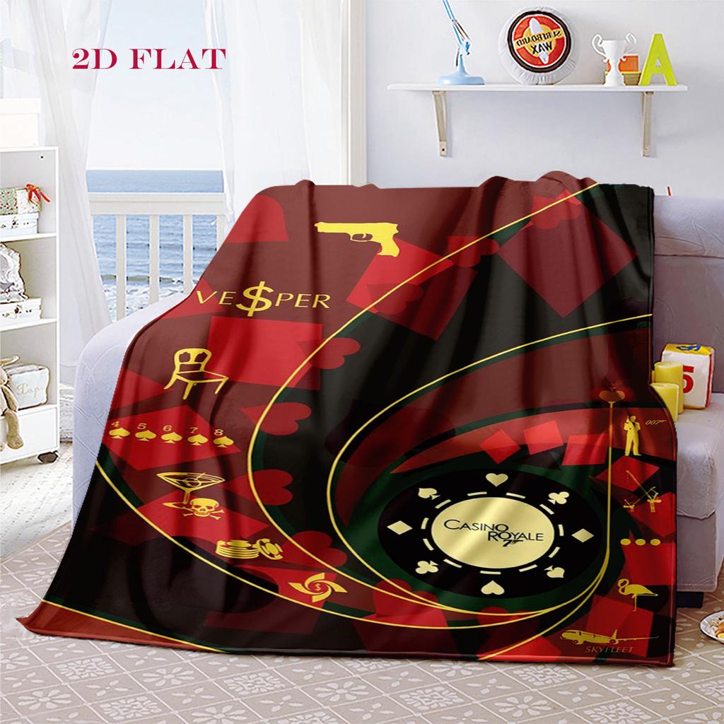 007: Skyfall - Classic Spy Thriller Blanket Soft and Comfortable Suitable for All Seasons Nap Blanket Office Rest Blanket Air Conditioning Blanket