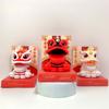 Solar Powered Lion Dance Mascot 1pcs Home Living Room Decoration Cute Annual Party Gift Chinese Style Shaking Head