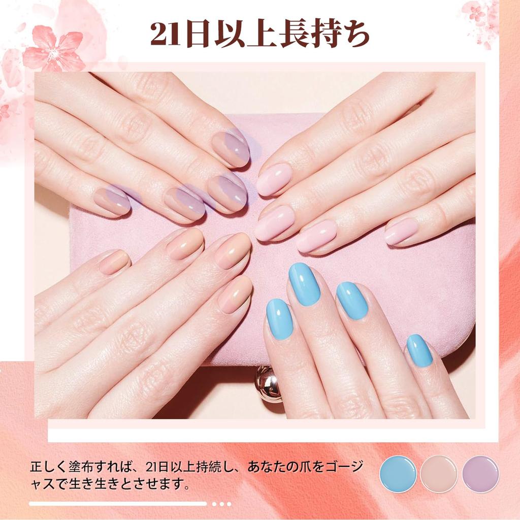 JODSONE Gel Nail Polish Set 23pcs Rainbow Neon Gel Polish Bright Colorful Base Top Coat Included DIY Salon Home Manicure Nail Art Starter Kit Gift for