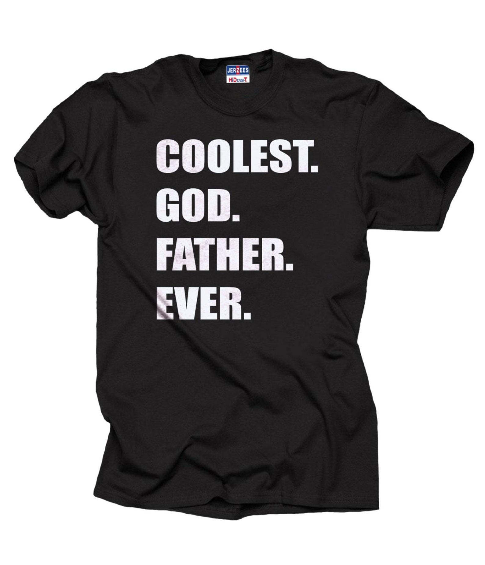 Coolest Godfather Ever T-Shirt: Baptism Christening Tee S