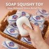 Mýdlová Koule Squishy Stresový Míček Křupavá Mačkací Fidget Hračka ASMR Kulaté Kostky Plněné Antistresové Senzorické Úleva od Úzkosti Dospělý