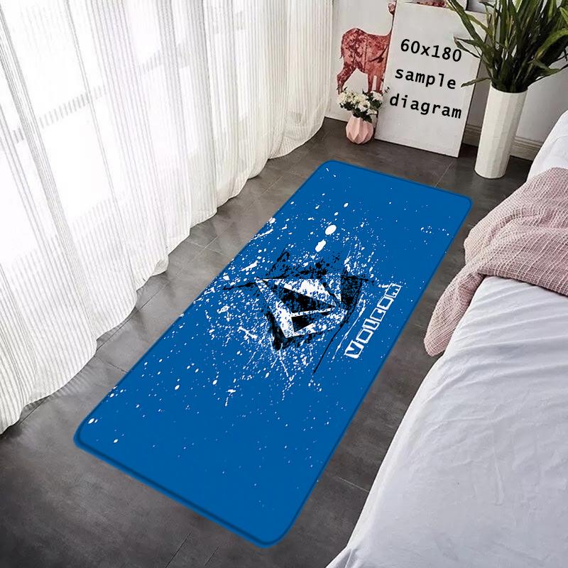 Floor Mat Non-slip Foot Rug for Entryway V-Volcom Hallway Carpet Kitchen Water Adsorbed Rugs Fluffy Bedside Mats Home Decoration