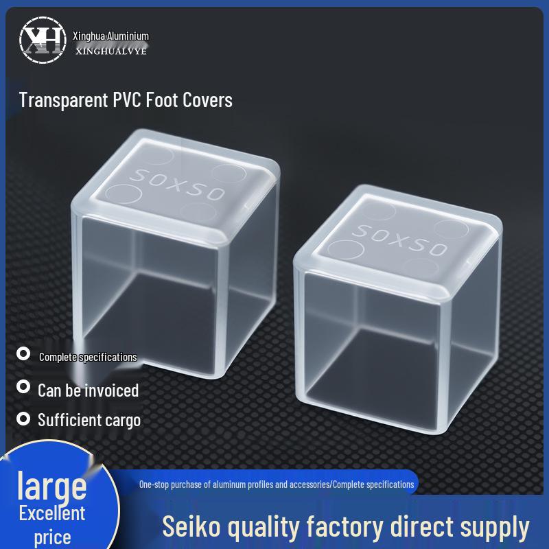 Anti-Scratch Transparent Rubber Foot Pads for Aluminum Profile (3030/4040) 2020 Transparent Foot Covers [4 pieces]
