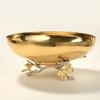Composite Material Tray Alloy Metal Tray with Butterfly Feet Jewelry Storage Bowl Elegant Centerpiece for Home Decor