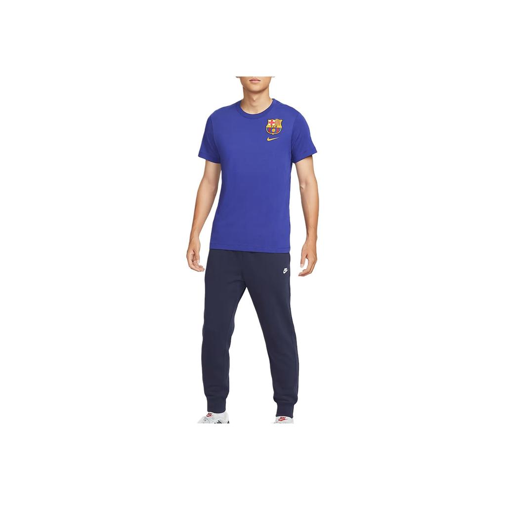 New Nike T Shirts Men's Dark Royal Blue HQ8401-455