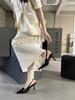 fashion Pointed Toe Women Sandals 2024 New Arrivals Fashion Outside Back Strap Thin High Heels 2024 New Arrivals Party Pumps Black White