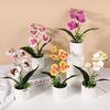 Artificial Flower Plants Potted Fake Plant Ornament Artificial Phalaenopsis Decorations Desk Accessories Room Decor Home Decor