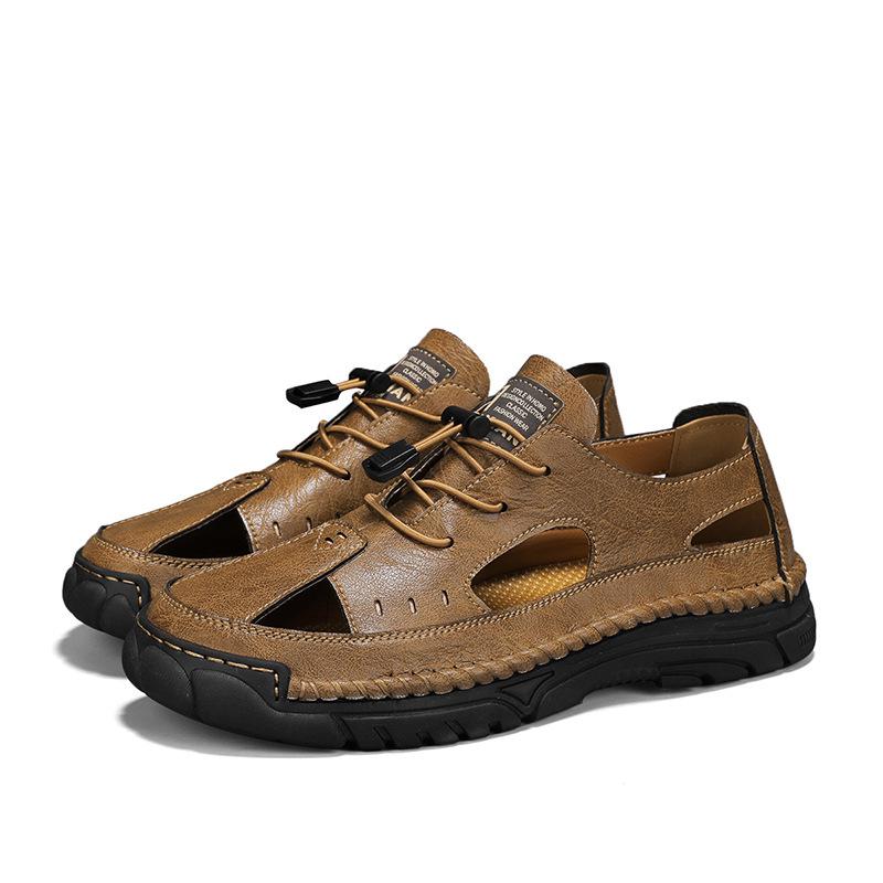 2025 Men s Large Soft Sole Sandals - Casual Breathable Beach  Outdoor Slippers 39