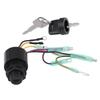 Boat Ignition Key Switch Assembly for Mercury Outboard Remote Control Box 87 17009A5