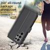 Wallet Flipped Solid Color Multi Card Zipper Leather Case For Samsung Galaxy S24 Ultra S23 Plus S22 S21 S20 FE A A4 A3 A1