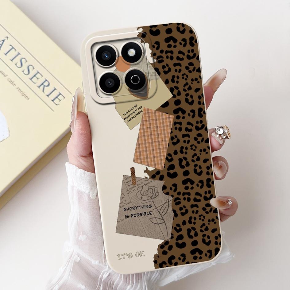 For Honor X7c 4G Case ALT-LX2 Shockproof Cover Sweet Girls Love Heart Soft Liquid Silicone Phone Cases For Honor 200 Smart Coque