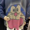 Korean Style Rhinestone Bell Print Knit Sweater for Women - Plus Size, Slimming, 2026 Autumn/Winter Collection