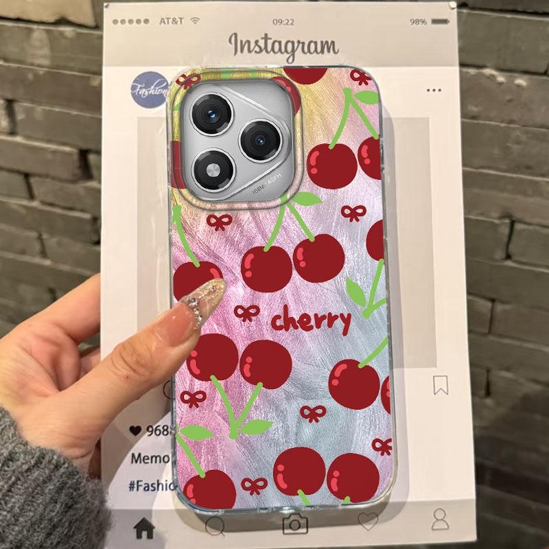 Summer Red Fruit Girls Women Case For Honor 400 Pro X9c Magic7 Magic6 200 Lite Smart X9a X8a X8b X8c X7c X6c X8 90 Fundas Cover
