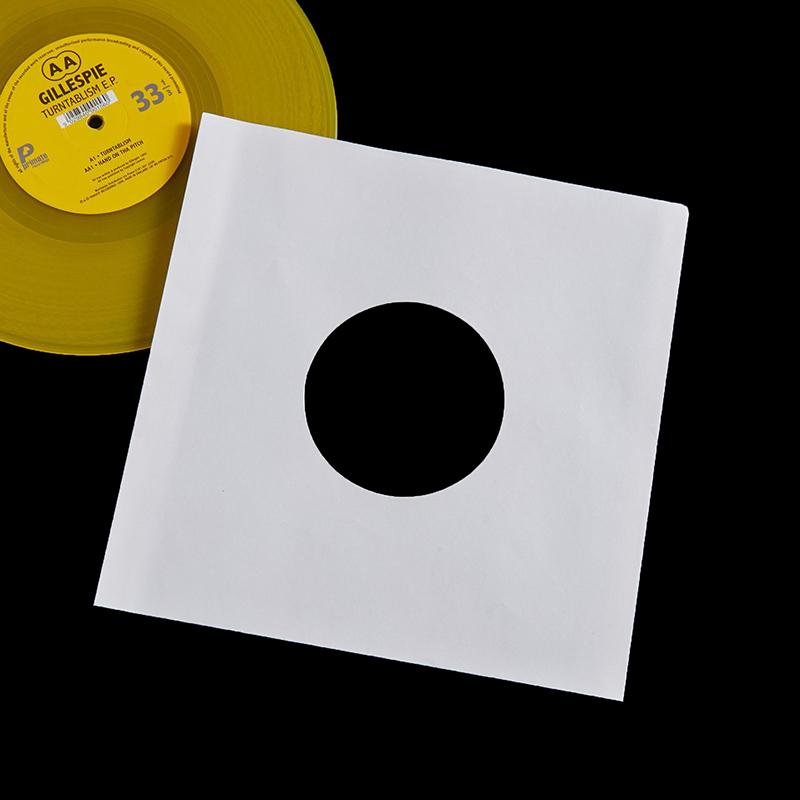 10Pcs Vinyl Records Sleeves Lp Record Cover Resealable Outer Sleeves Composite Kraft Paper Bag Vinyl Record Storage Bags