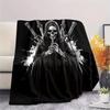 Japanese Warriors  Print Flannel Blanket, High quality Comfortable for All Seasons, Home Decor, Warmth and Comfort