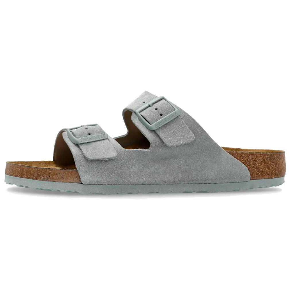 Шлепанцы Birkenstock Arizona, нескользящие, износостойкие, унисекс, светло-голубые, стандартные, 1029146 38