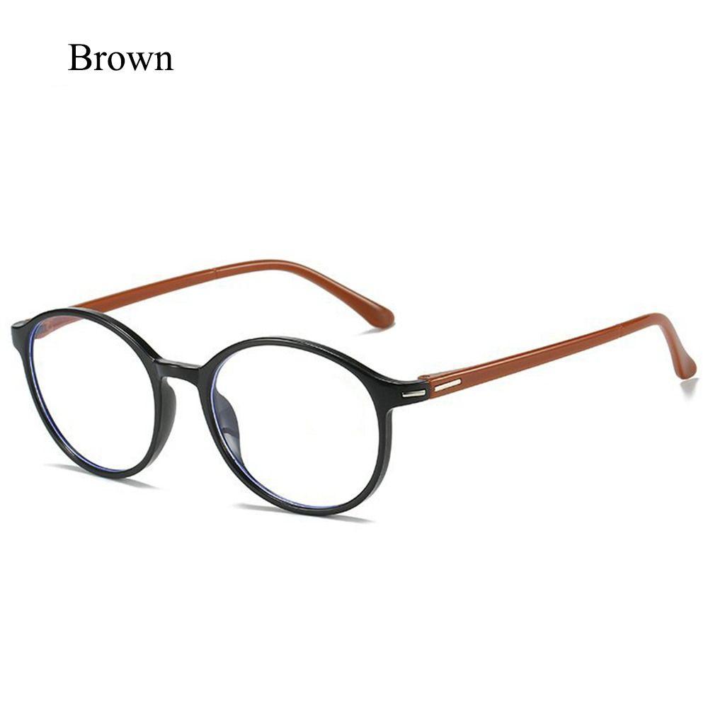 Fashion Retro Oval Frame Reading Glasses Women Anti-blue Light Eye Protection Presbyopia Eyeglasses Ultra-light Readers Eyewear