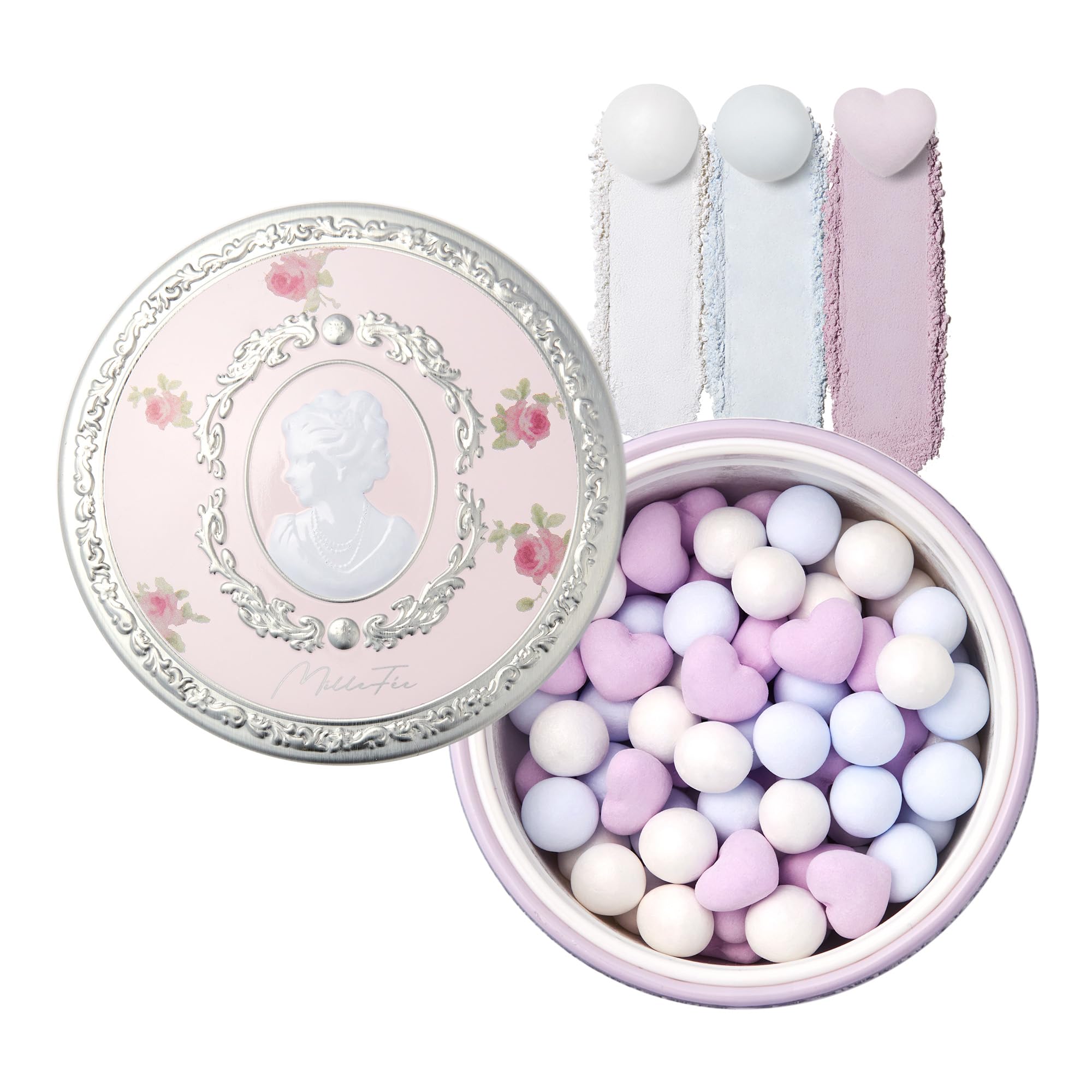 

Millefee Antoinette Pearl Face Powder 02 Purple Rain [Glowing Skin/Prevents Shine/Prevents Oily Shine/Blue Base]