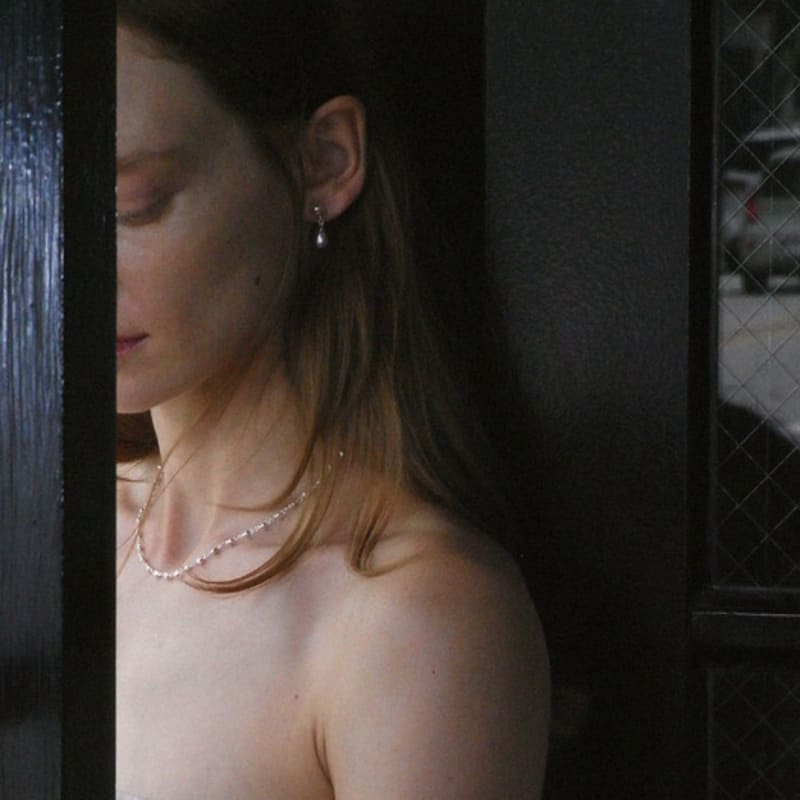 STUDIO LEIGH MINI HEART LINE NECKLACE