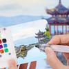Palettes Portable Travel Painting Set Mini Size Mini Paint Tray  Outdoor Sketching