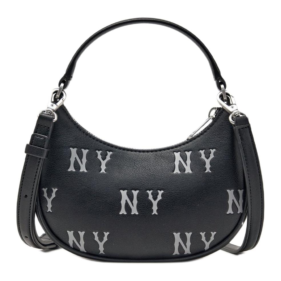 MLB MONOGRAM Pu Handbag Women's Black 3ACRMM16N-50BKS