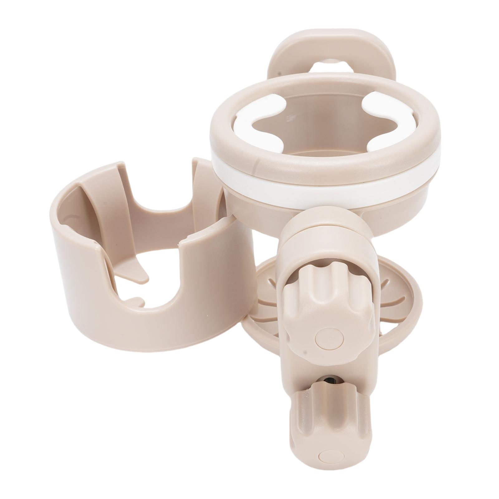 

Universal Stroller Cup Holder 360 Degree Rotation Stroller Cup Holder with Phone Holder хаки