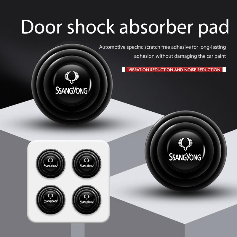 For SsangYong Car Door Anti-shock Pad Buffer Protective Stickers Auto Accessories Actyon Tivoli Rodius M200 Chairman Sport