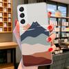 Art Cat Mount Fuji Japan Cover Phone Case For Samsung Galaxy S26 S25 Edge S24 Ultra S23 S22 Plus S21 S20 FE Soft Fundas Shell Ga