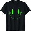 Green Have The Day You Deserve Face Green Color Graphic T-Shirt