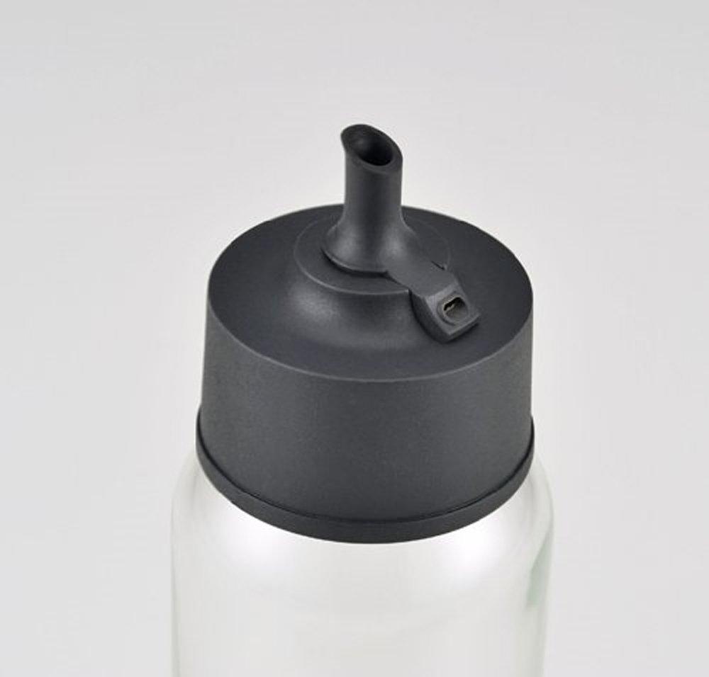Iwaki KS522-SVN Heat Resistant Glass Seasoning Container Soy Sauce Dispenser No Dripping 250ml