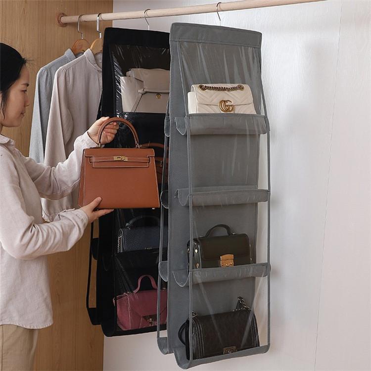 Purpose Hanging Multi Storage Bag With Thickened Double Sided Wardrobe Pouch