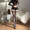Suspender Black Bow Sexy Thigh High Stockings Women'S Sexy Y2K Jk Cosplay Lolita Comfortable Hosiery Knee Long Socks Tights
