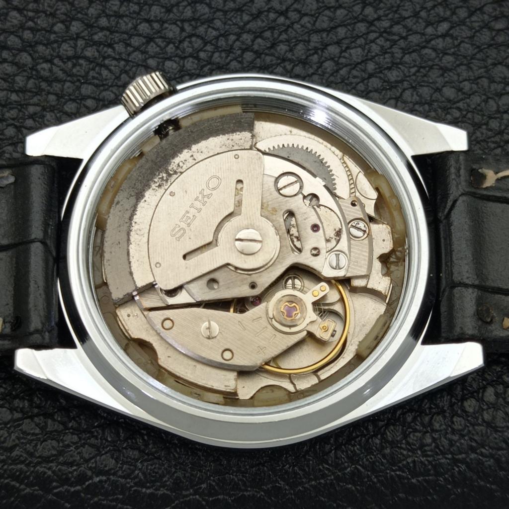 REFURBISHED JAPAN MADE SEIKO 5 AUTOMATIC MENS WATCH WHITE DIAL CUSTOM A440124-2 QV90-a440124