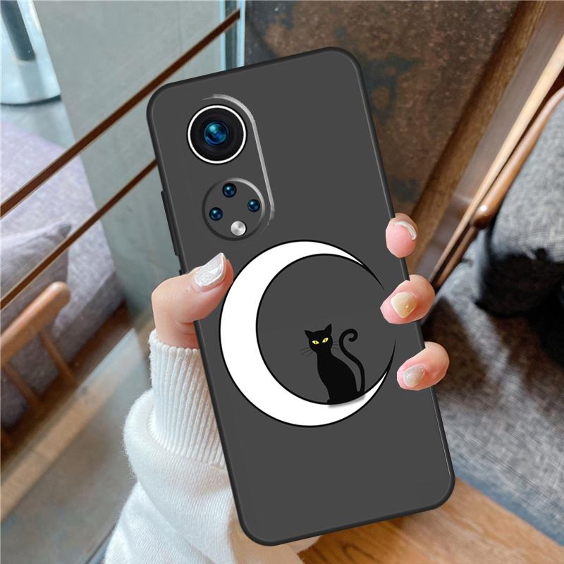 Witches Cat Moon Case For Honor X6a X7a X8a X9a X9b X7 X8 X9 8X 9X Cover For Honor Magic 5 Lite 50 70 90