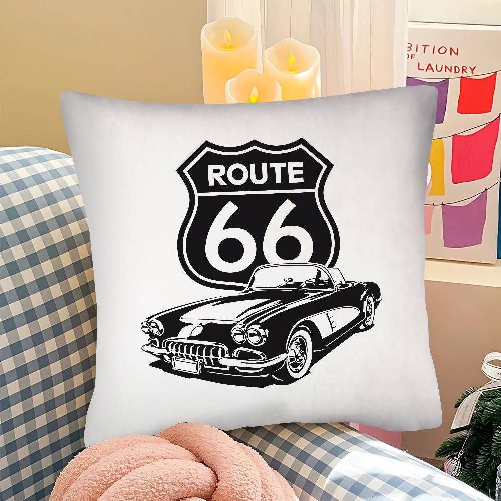 pc Fashion US Route Cool Anime Pillow Case Fashion Square Pillowcase Bedroom Sofa Room Ins Decoration Leisure
