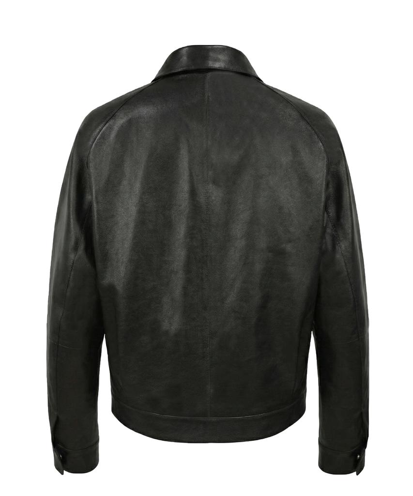PINBLACK Beige Leather Volume Jumper