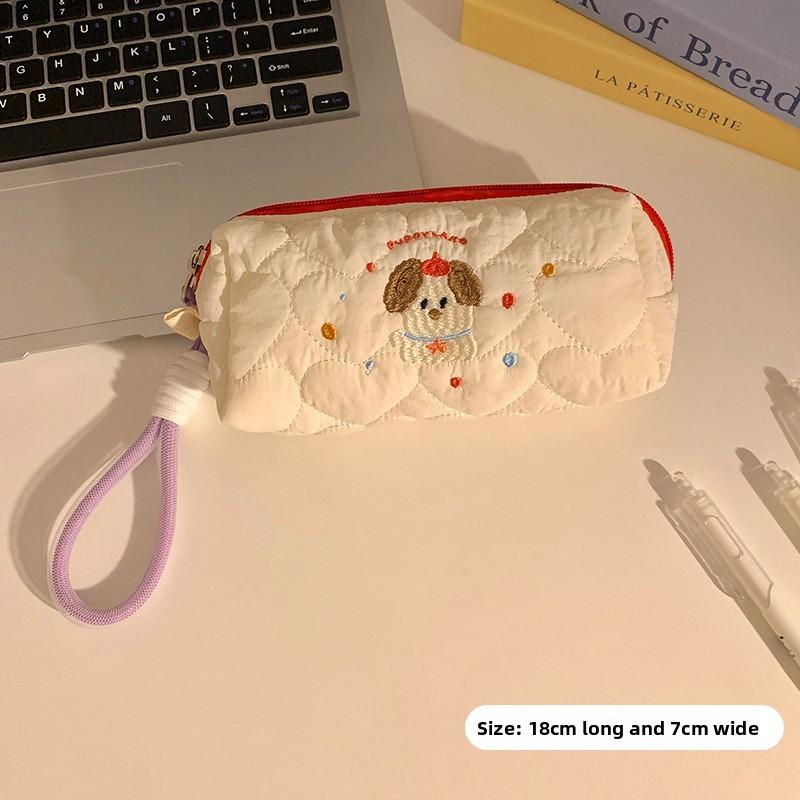 Stilren Hundpennaväska i Nylon Med Exklusiv Design För Mellanstadiet Och Högskolan