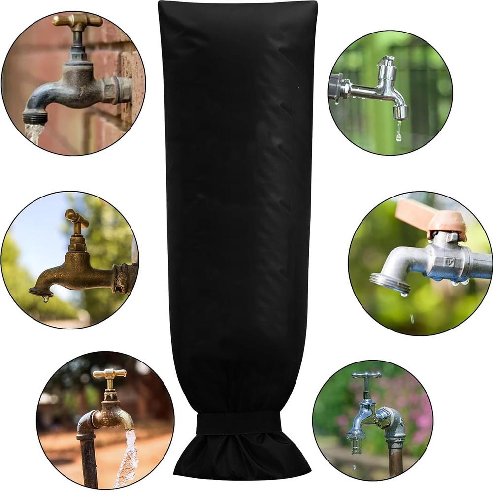 1PC Anti-freeze Cover 37*70cm Winter Outdoor Faucet Insulation Cover: Waterproof & Antifreeze Oxford Cloth Protection Covers