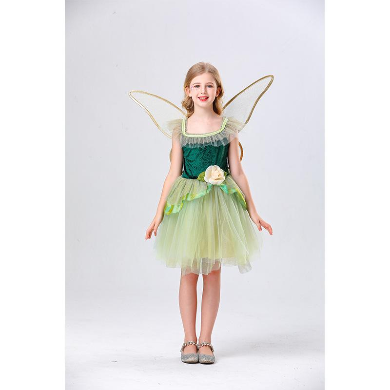 Cosplay princess tutu cosplay show children's show flower fairy girl baby elf dance suit