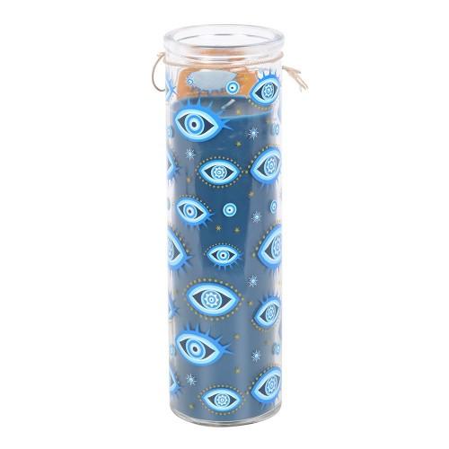 Something Different White Rose All Seeing Eye Tube Candle