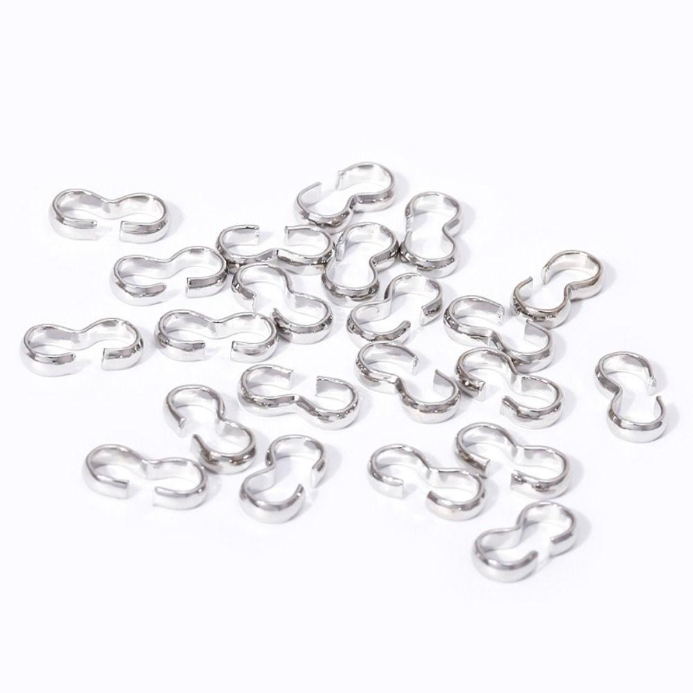 100Pcs Smooth Finish Charm Connector for Bracelets Necklaces Making DIY Jewelry Materials