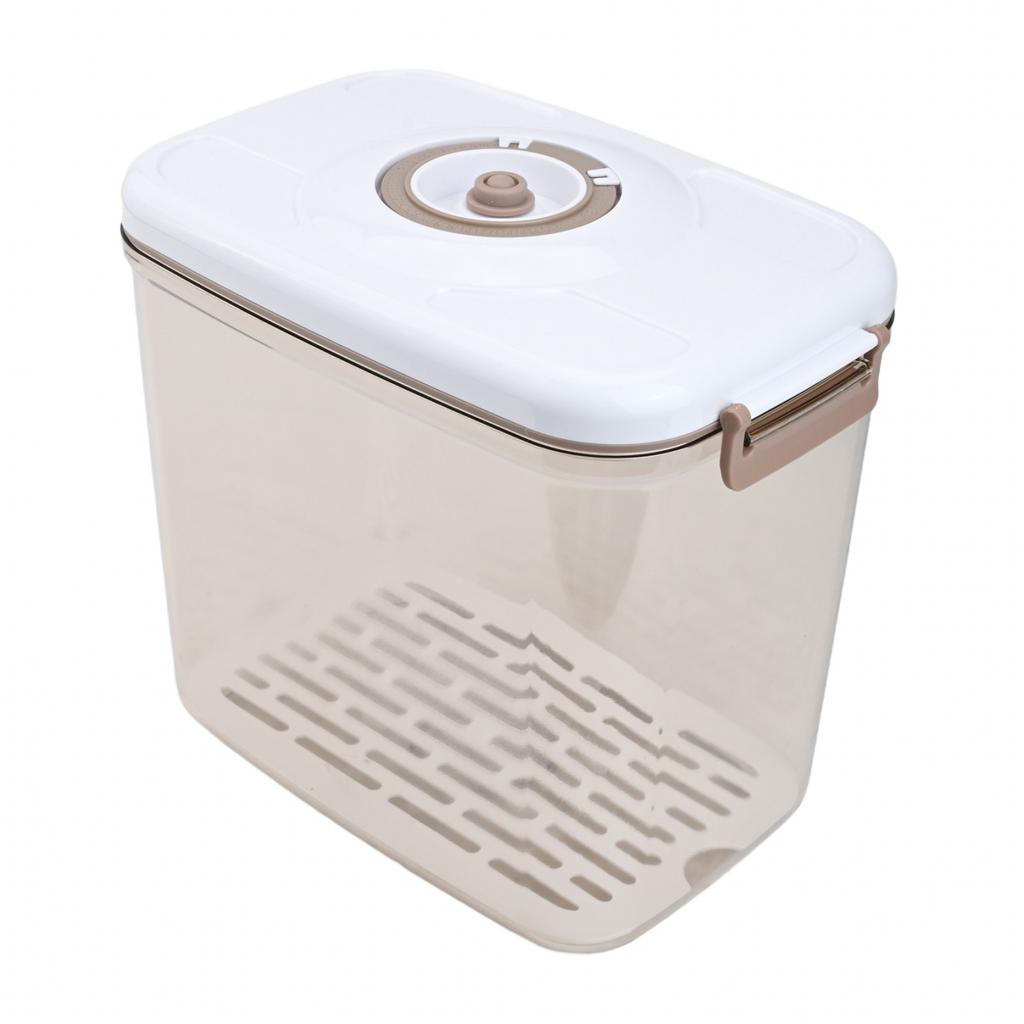 Food Storage Box ABS One-Handed Operation Transparent