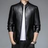Erkek Hakiki Deri Ceketler Erkek Yaka Koyun Derisi Orta Yaşlı Erkek Sonbahar ve Kış Deri Ceketler Baba Ceketleri
