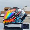 New motorcycle helmet men's face helmet women's locomotive full helmet summer double lens universal in all seasons
