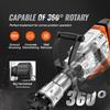 SucceBuy Demolition Jack Hammer 1500W/2200W/3500W Jack Hammer Concrete Breaker Heavy Duty Electric Jack Hammer 2/4pcs Chisel