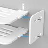 Router Shelf Wall Mount Punch  WiFi Storage Set Top Box Stand for Living Room Bedroom
