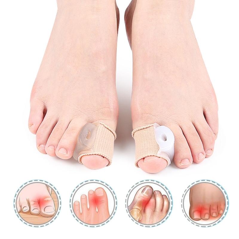 Flexible Toe Separator Elastic Corrector With Elastic Support Soft Nylon Blend Materials For Day Foot Comfortable