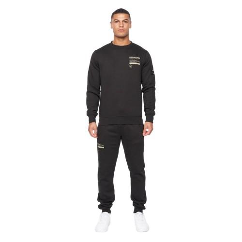 Felpa girocollo e pantaloni da jogging Duck and Cover Jennerkins da uomo XL grigio